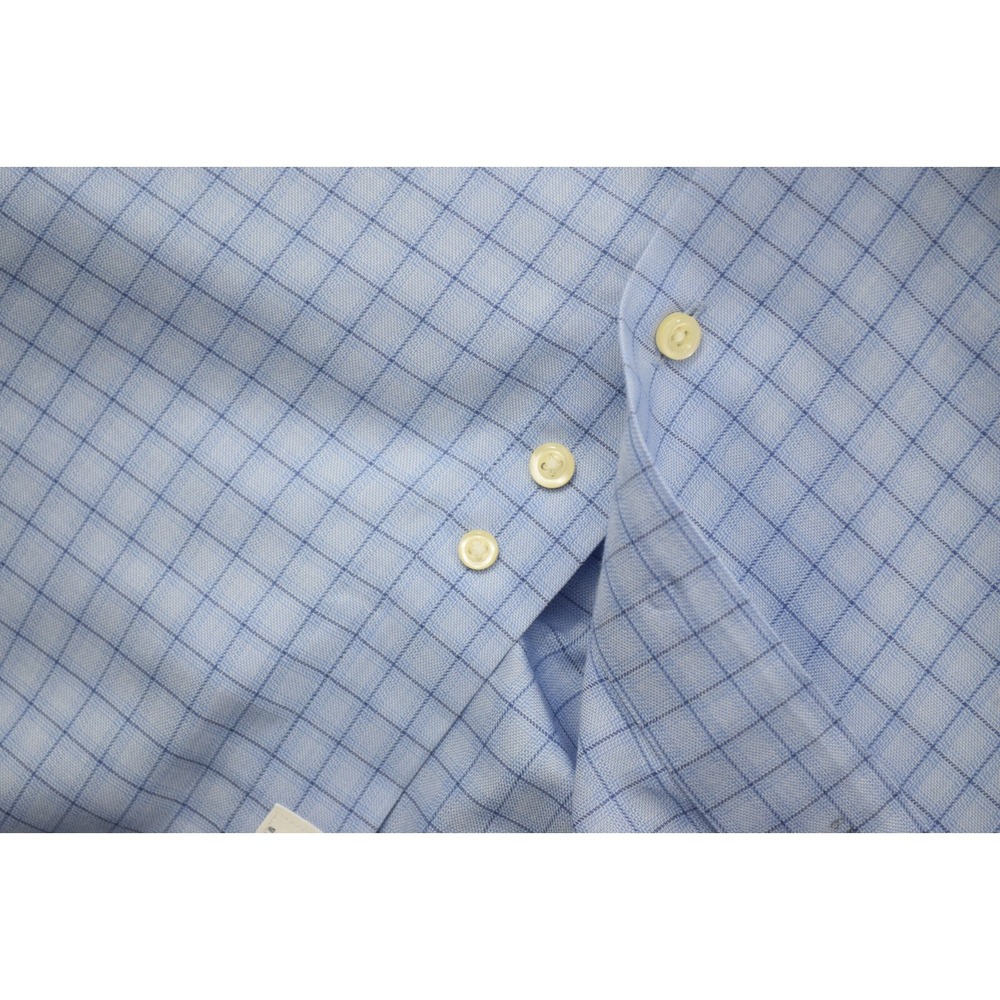 Brooks Brothers Regent Dress Shirt Plaid Non-Iron Long Sleeve Men 16 34/35 Large - Picture 7 of 11